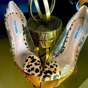 Steve Madden Leopard hair pumps size 8